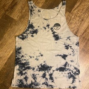 Men’s tie dye RVCA Tank XL